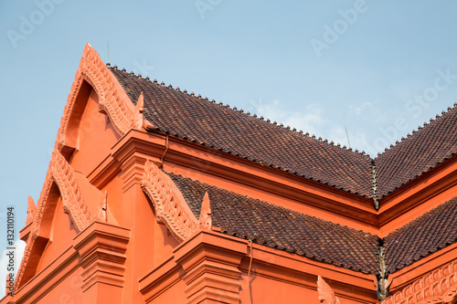 Front roof facade Thai art © maewjpho
