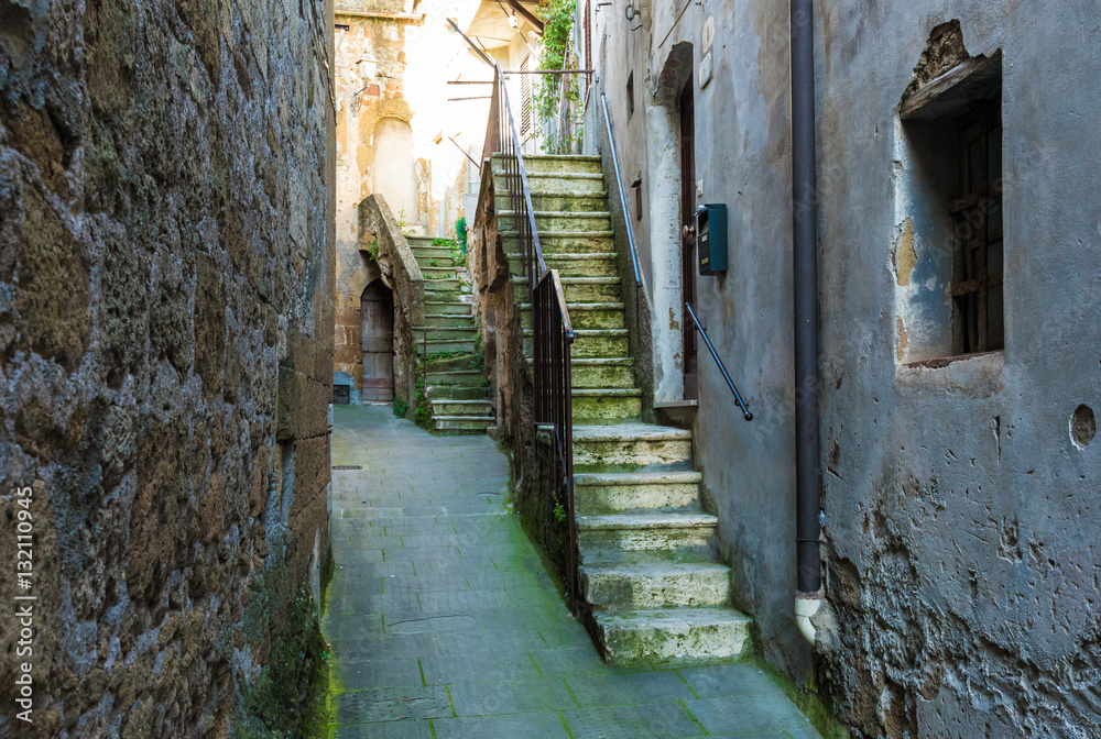Pitigliano (Italy) - The gorgeous medieval town in Tuscany region, known as 