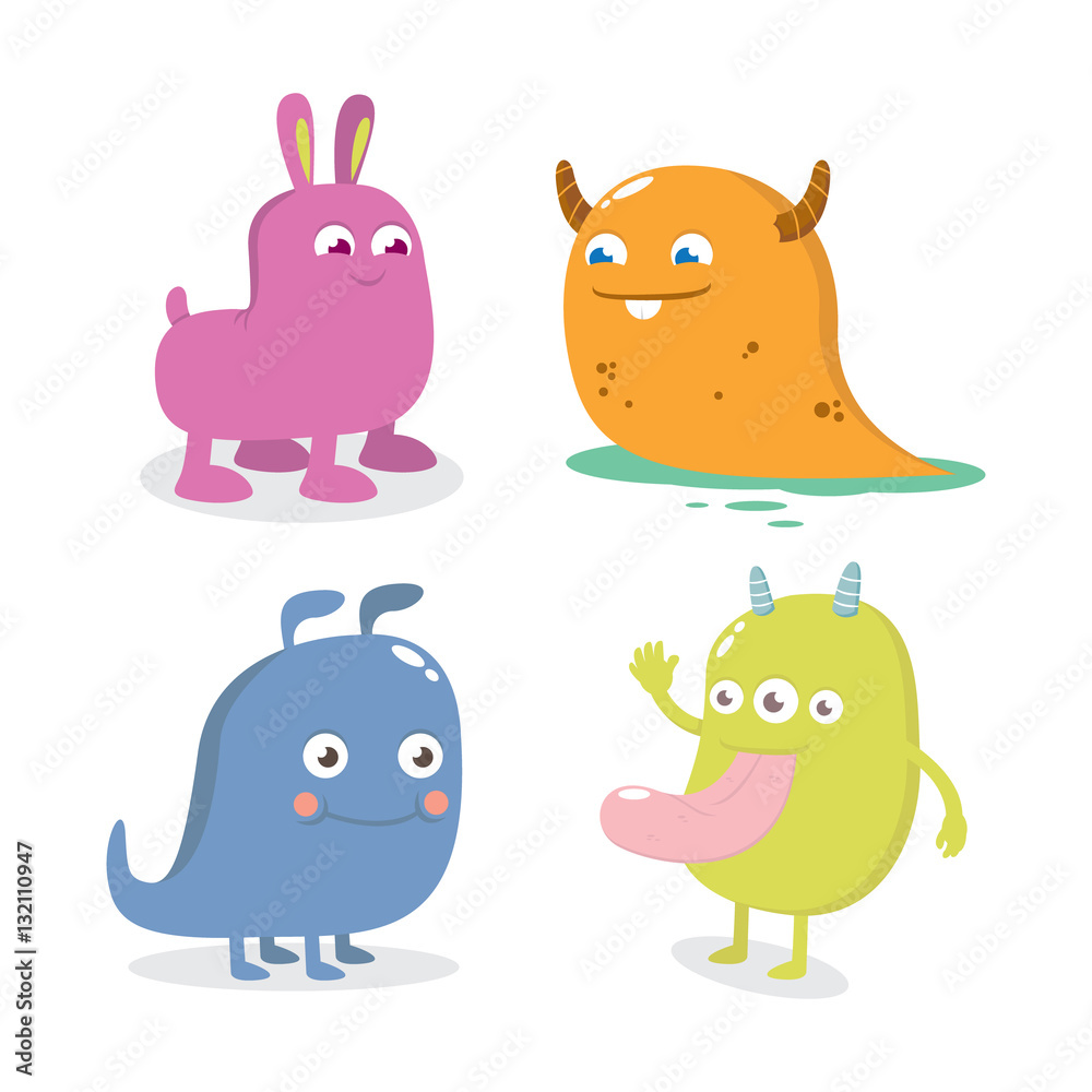 Cute Monsters Set Cute Monsters Set