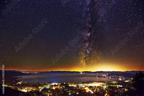 Lake Tahoe Milky Way from Incline Village