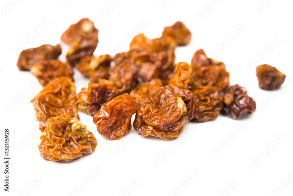 Dried physalis isolated on white Dried physalis isolated on white