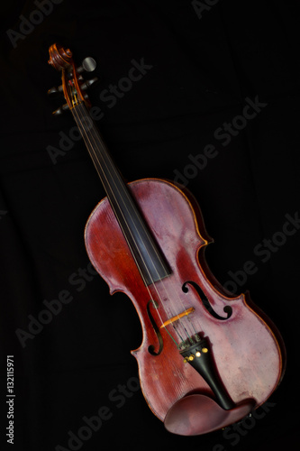 Wooden brown fiddle
