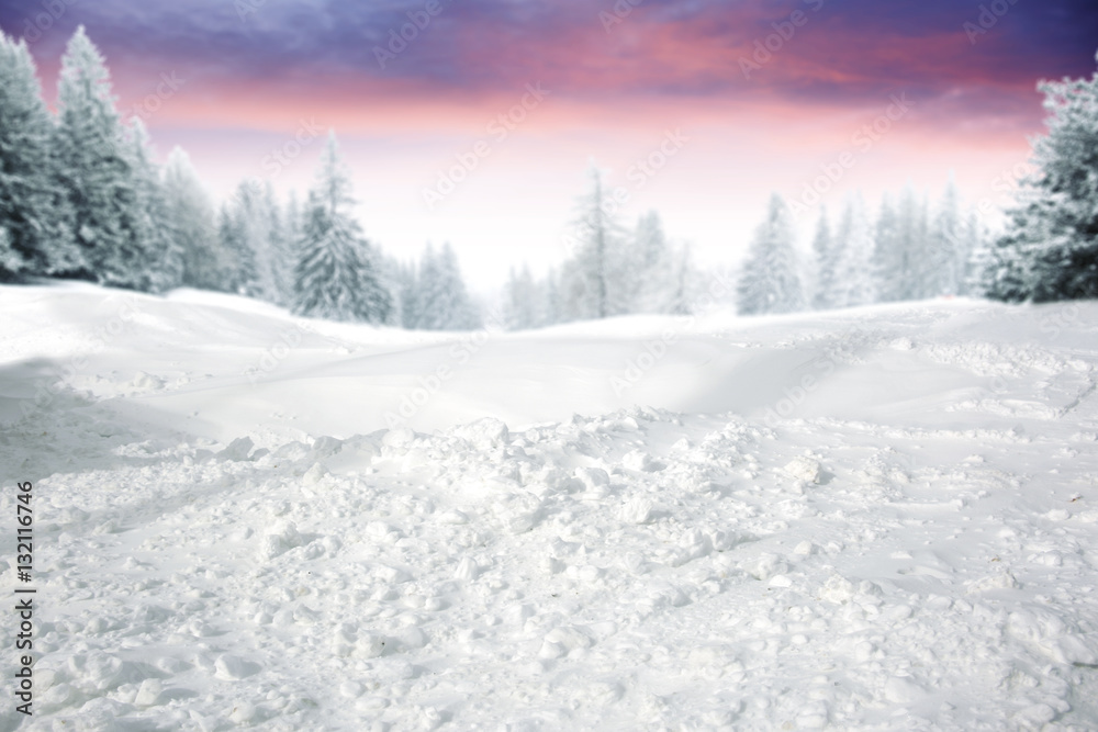 winter time and snow space winter time and snow space