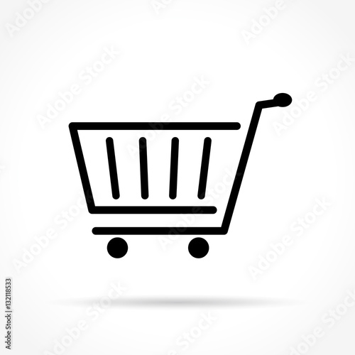 shopping thin line icon