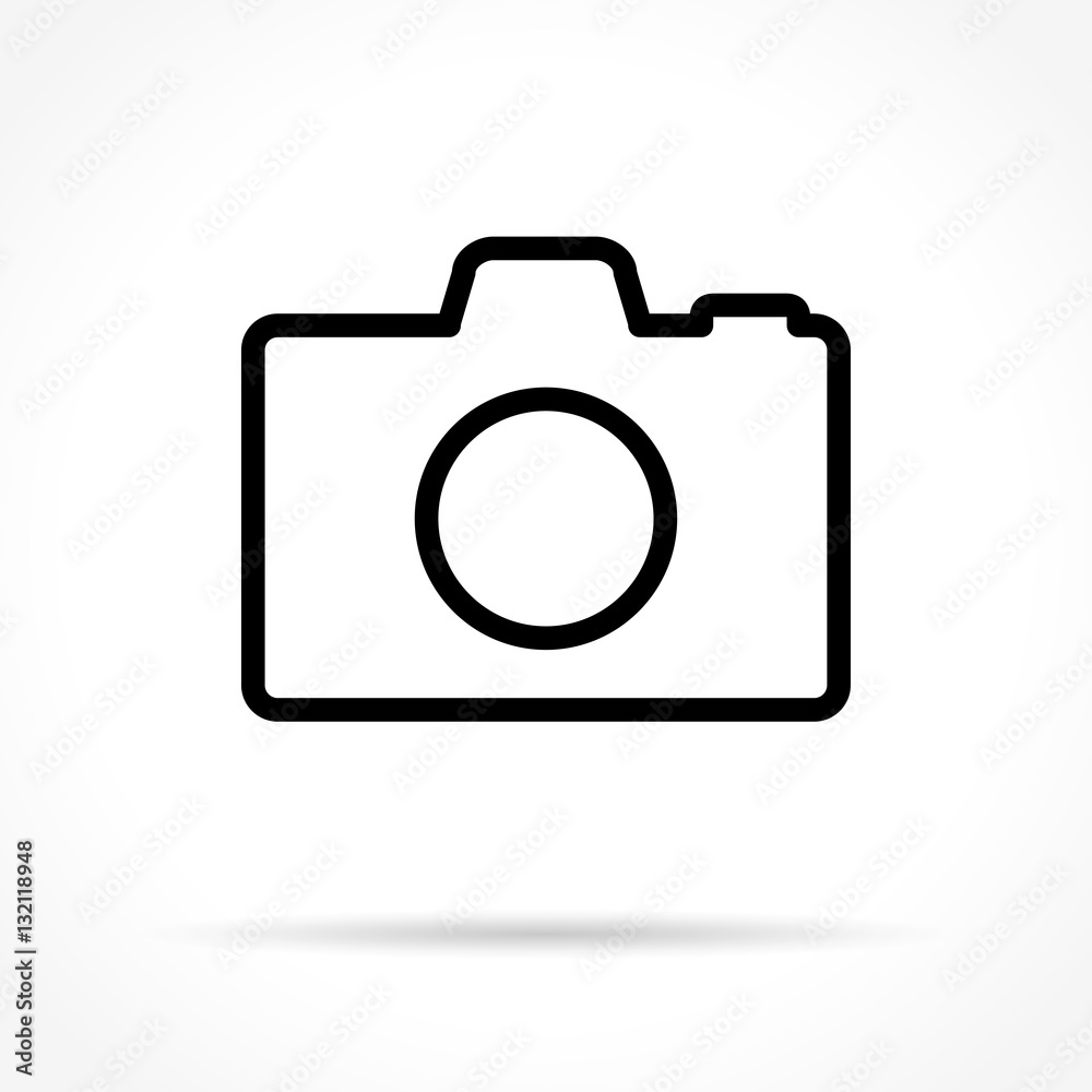 camera thin line icon camera thin line icon