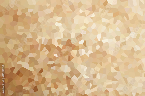 Geometric golden brown polygon pattern