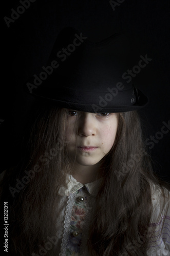 Little girl with hat