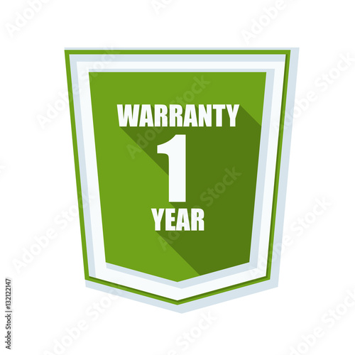 1 Year Warranty shield