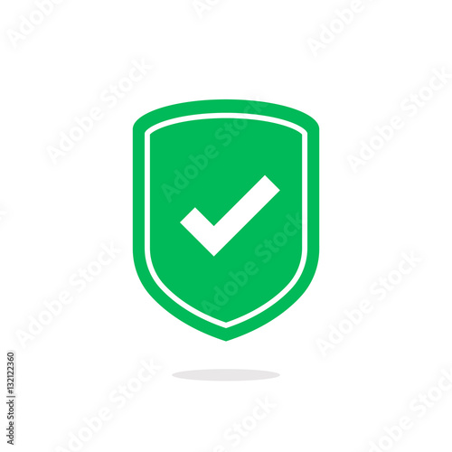 Shield with check mark icon