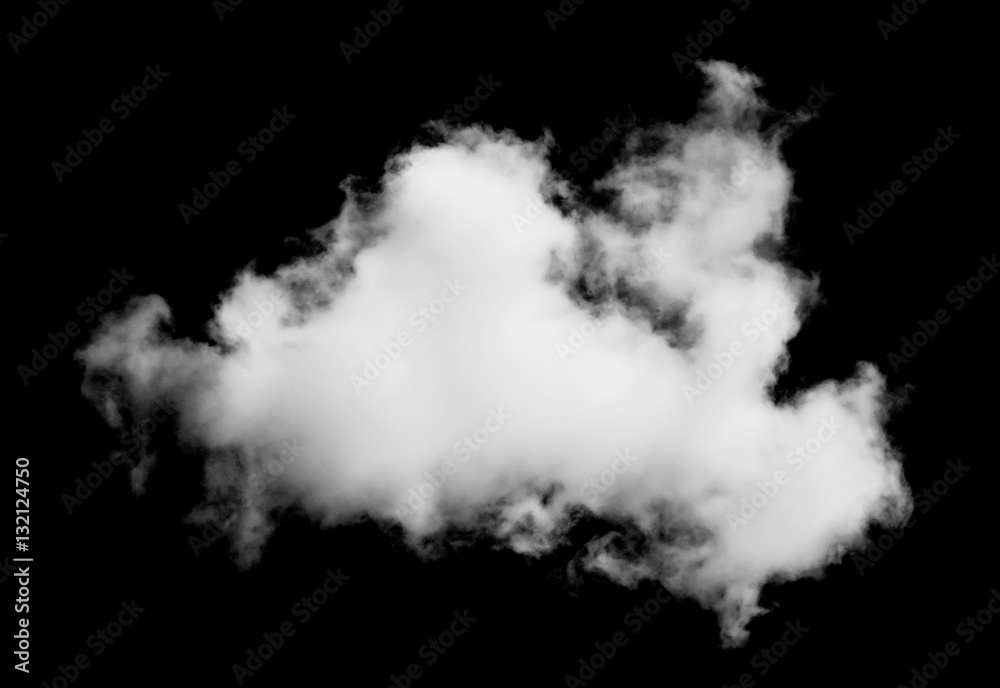 white clouds isolated on black background white clouds isolated on black background