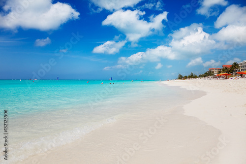 Wide white sands of Grace Bay Beach by the Alexandra Resort, Turks and Caicos photo