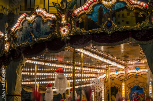 Carrousel at night
