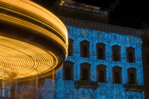Carrousel at night