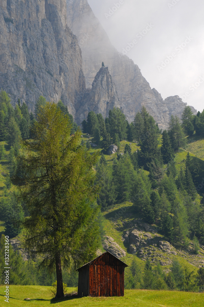 Beautiful Scene in the Dolomites, Alta Badia, Italy. Beautiful Scene in the Dolomites, Alta Badia, Italy.
