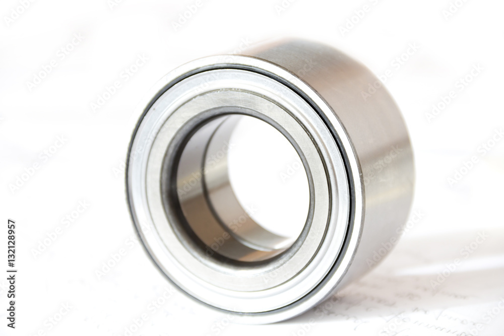 auto parts: bearing on a white background auto parts: bearing on a white background