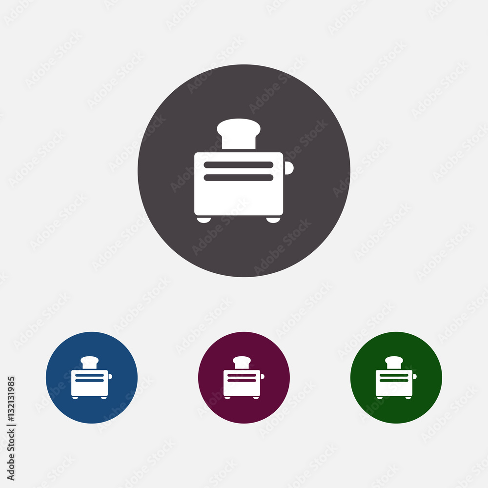 toaster icon illustration