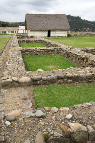 ruins at the Pumapungo site in Cuenca Ecuador photo