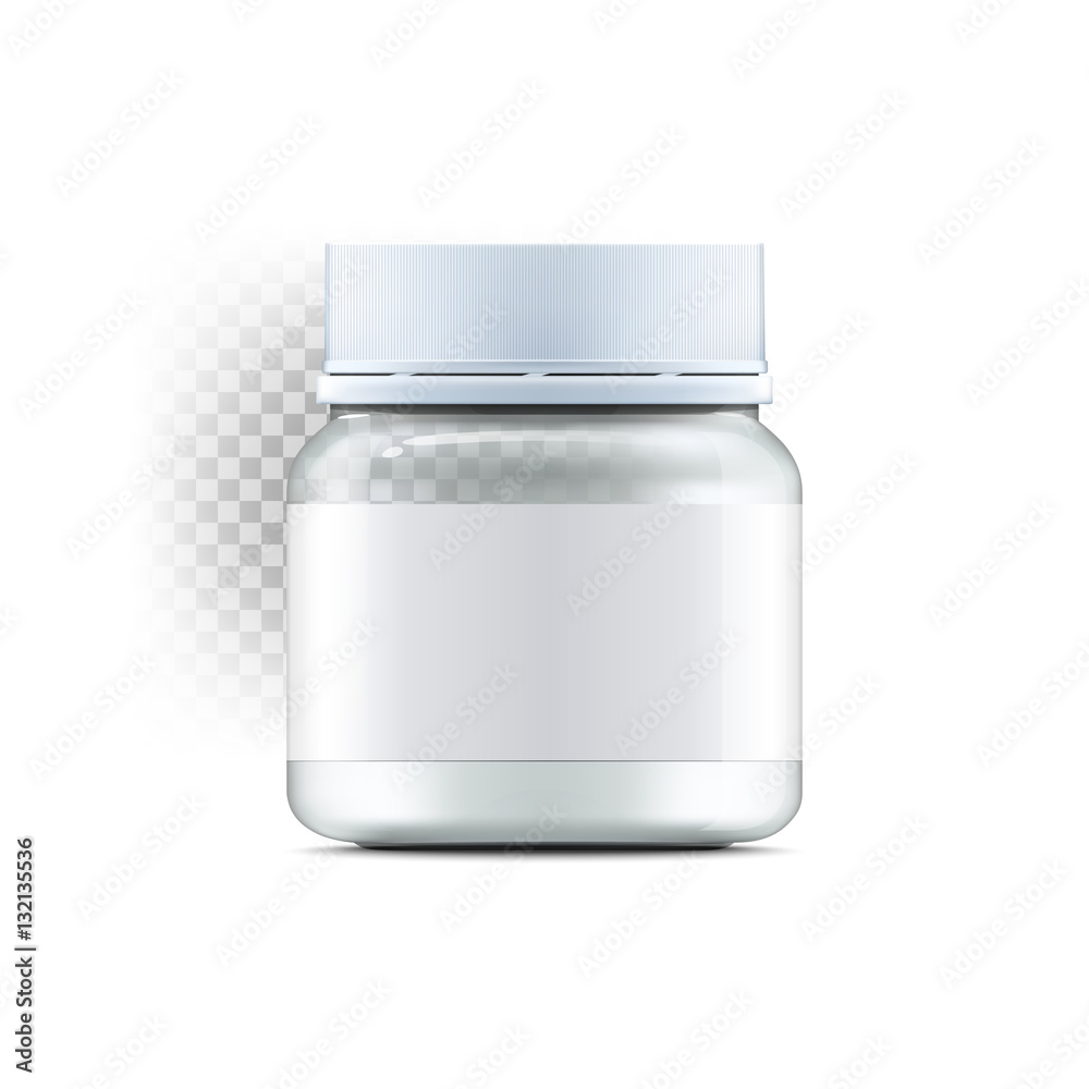 Realistic glass jar with with jam, configure or honey. Food bank.Transparent banks. Empty containers vector illustration. Mock up mason jar with design label or badges Realistic glass jar with with jam, configure or honey. Food bank.Transparent banks. Empty containers vector illustration. Mock up mason jar with design label or badges