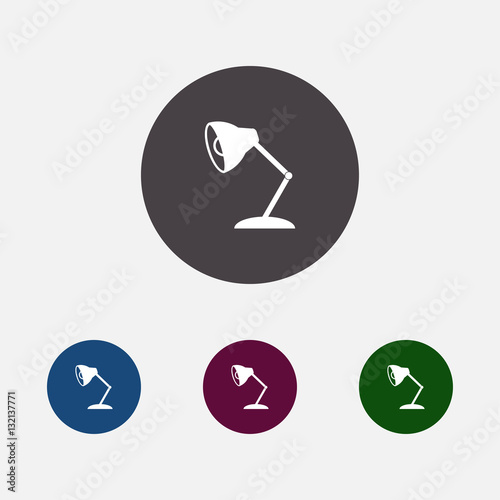table lamp icon illustration vector, can be used for web and mob