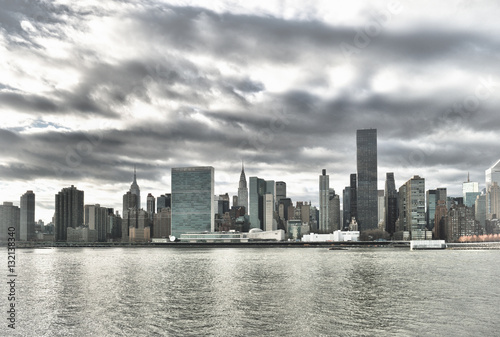 Manhattan skyline HDR.