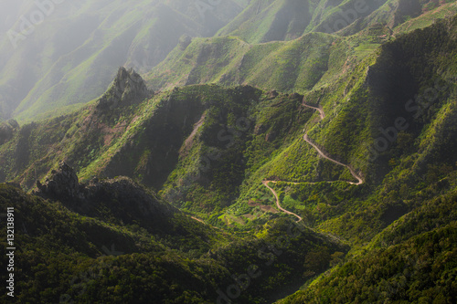 Hiking on Tenerife - Known for its unique nature and contrasting landscapes.  photo