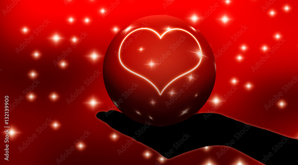 to give a heart