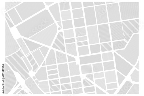 Black and white graphic city map texture in stripes photo