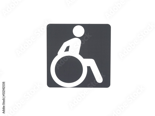 Disabled service sign