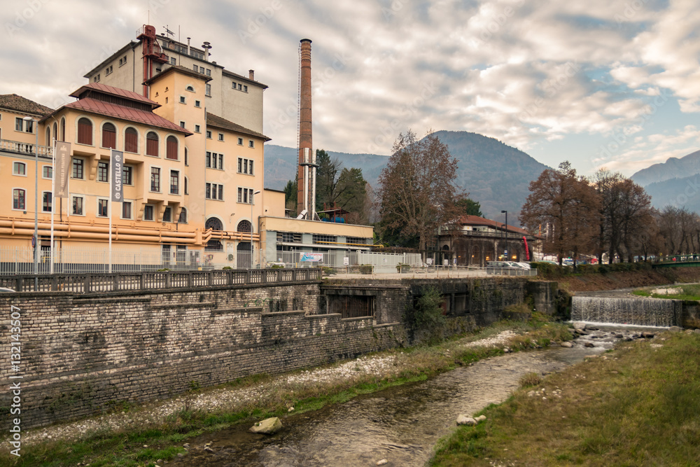 Brewery in Pedavena, Italy.