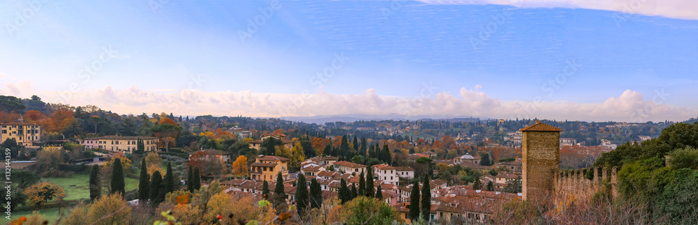 Italy. Florence. Panoramic view from Giardino Bardini.