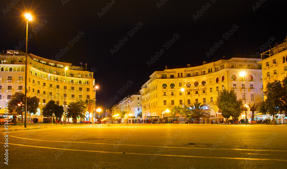 Famous Aristotelous Square. Thessaloniki, Greece