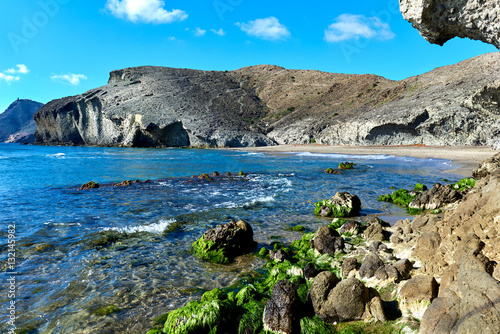 Picturesque Playa de Monsul in southern Spain photo