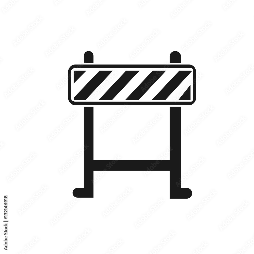 Barrier Icon Vector Barrier Icon Vector