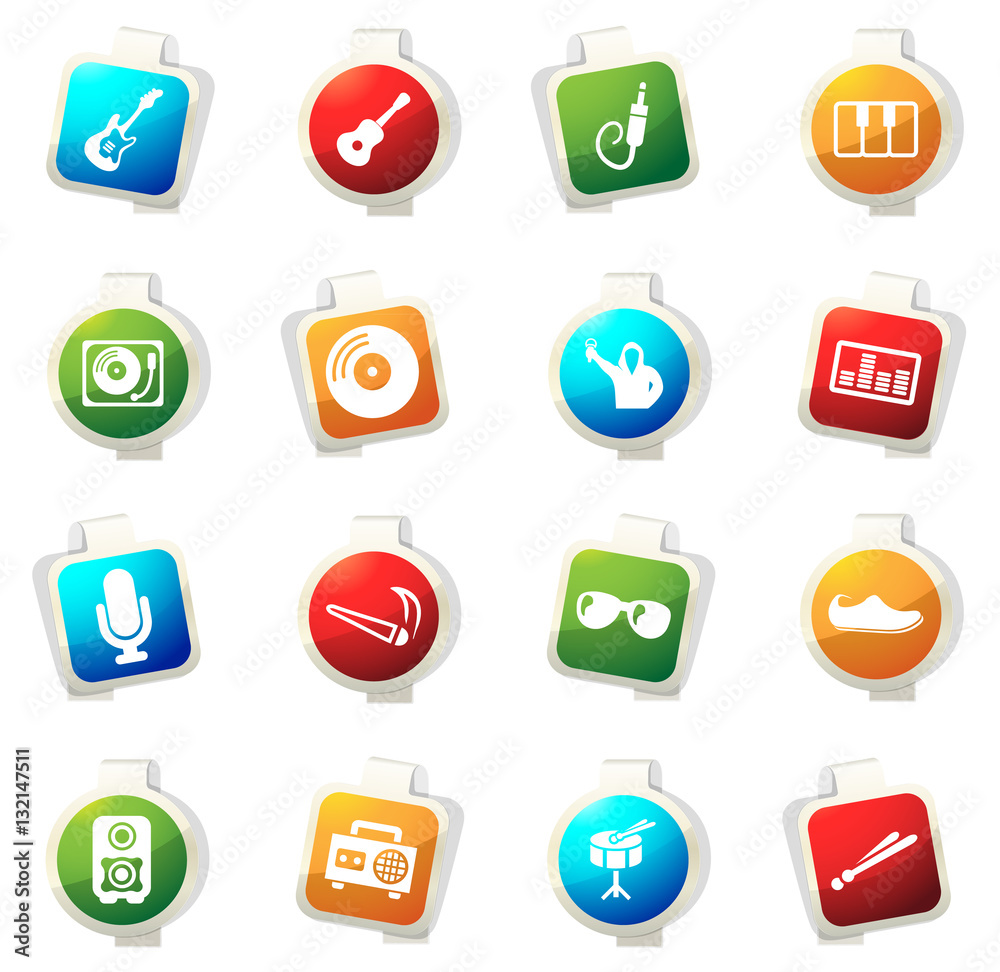 Disco Or Club icons set