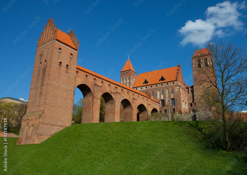 Zamek w Kwidzynie, wieża obronna, Polska The castle in Kwidzyn, Poland 