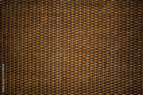 background and texture of brown handicraft weave pattern