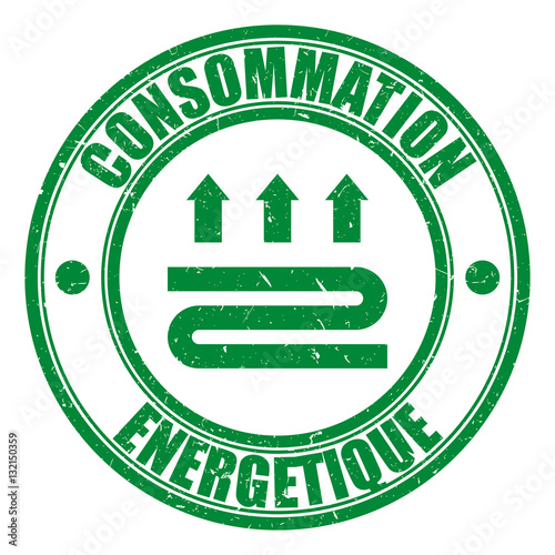 Logo consommation énergétique.