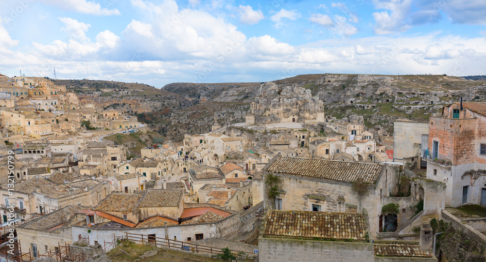 View of Matera's Sassi - Italy