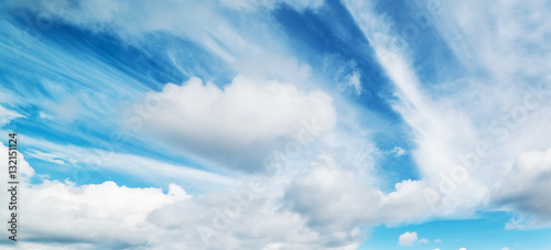 Fototapeta Naklejka Na Ścianę i Meble -  soft clouds and blue sky