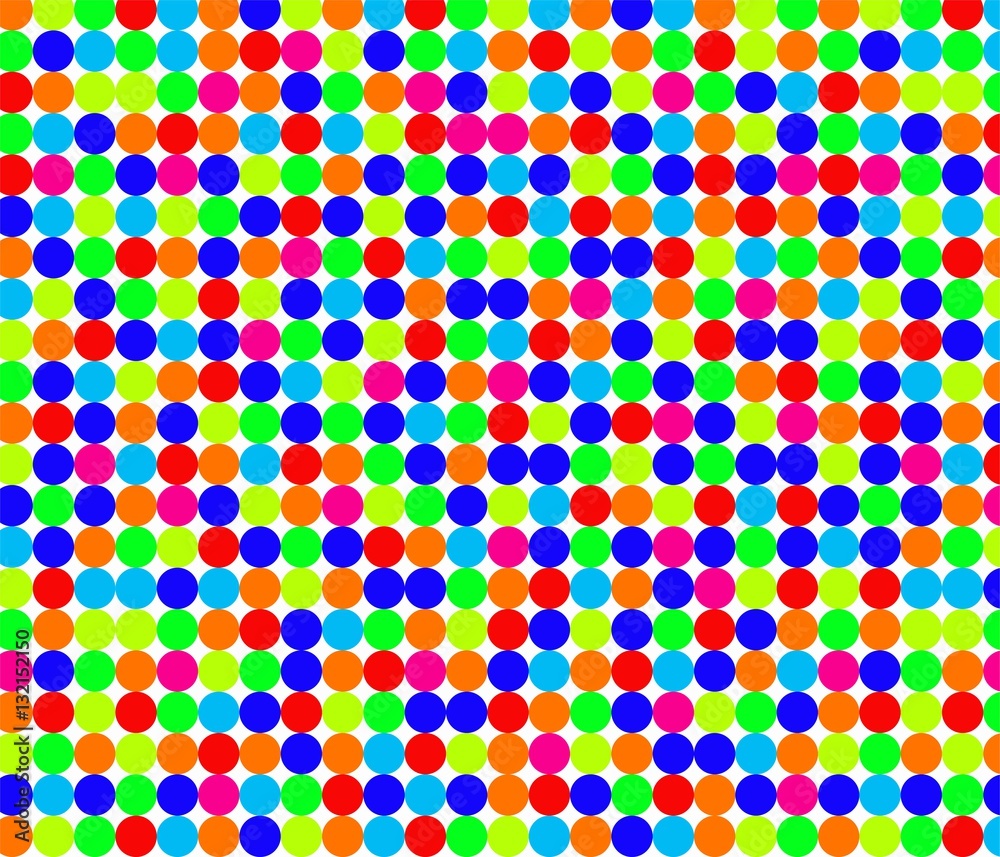 Seamless pattern with little bright circles