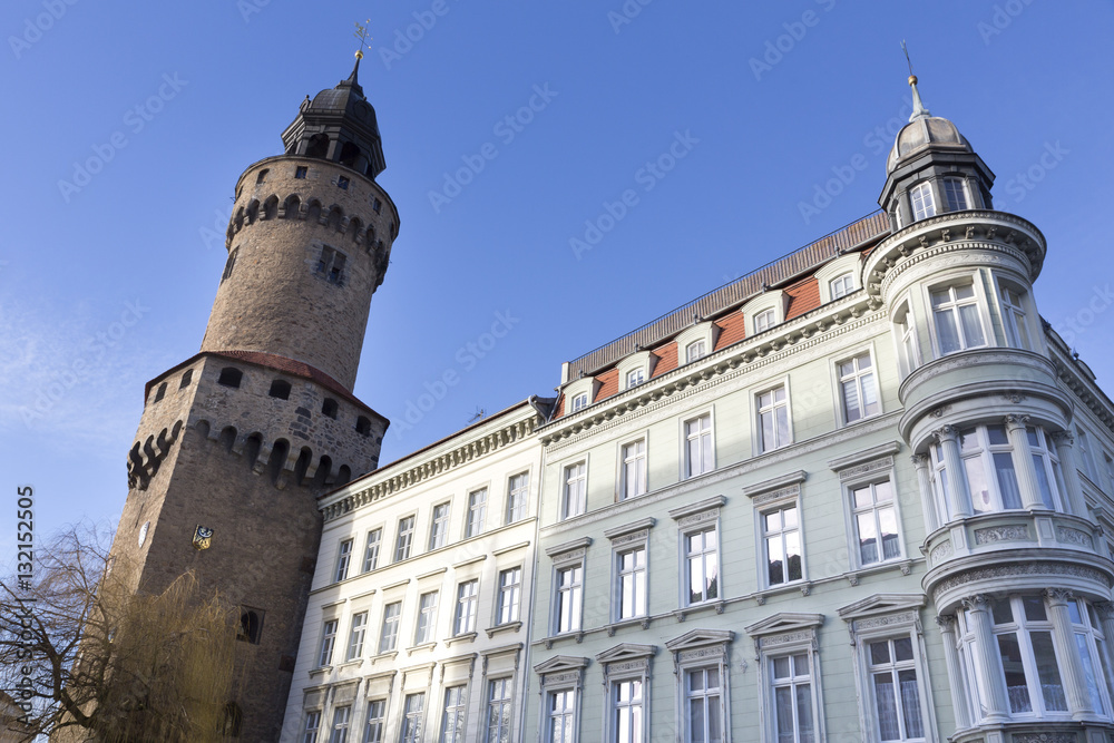 Obraz premium Der Reichenbacher Turm in Görlitz, Deutschland