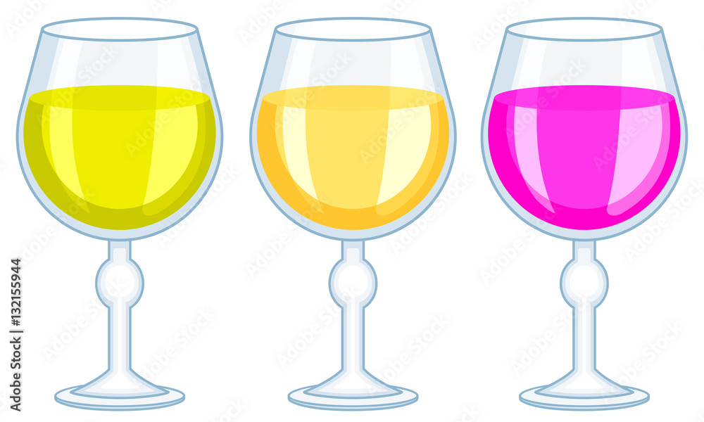 Tall wineglass icons