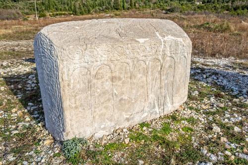 Stecak medieval tombstone photo