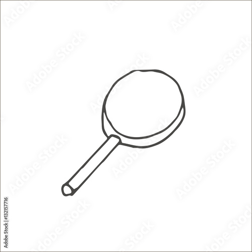 glass vector scetch