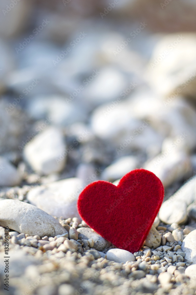 Heart on stone Heart on stone