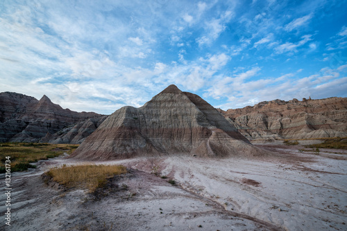 Stone Pyramid in Badlands National Park 