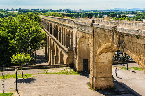 Saint Clement Aqueduct (18th century) in Montpellier, France.