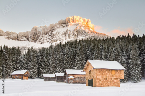 austria alps winter landscape