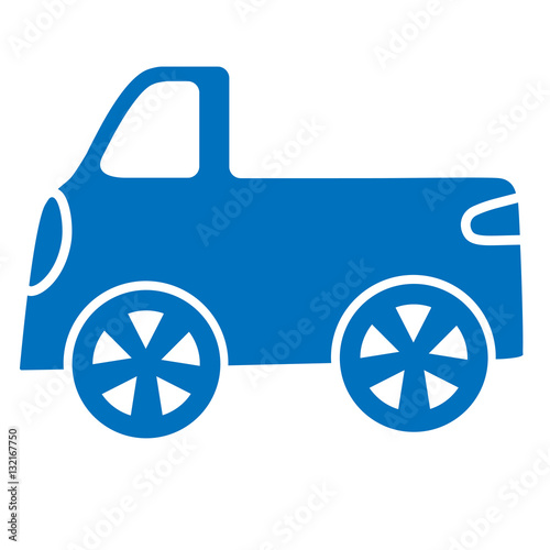 truck on a white background