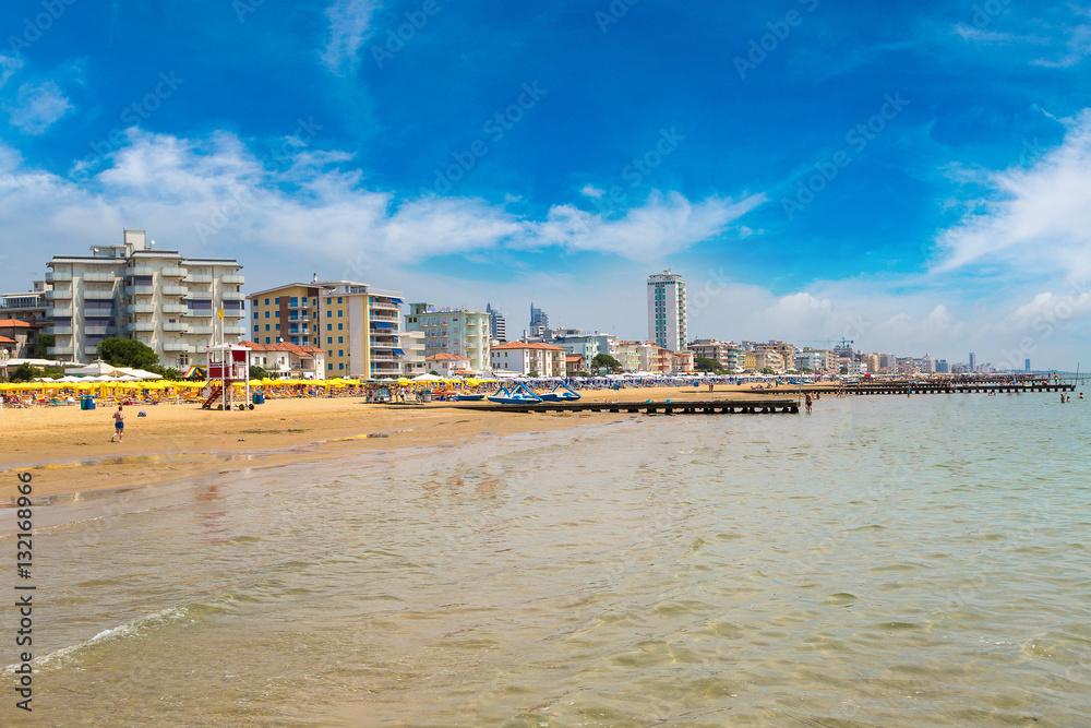 Naklejka premium Beach of Lido di Jesolo